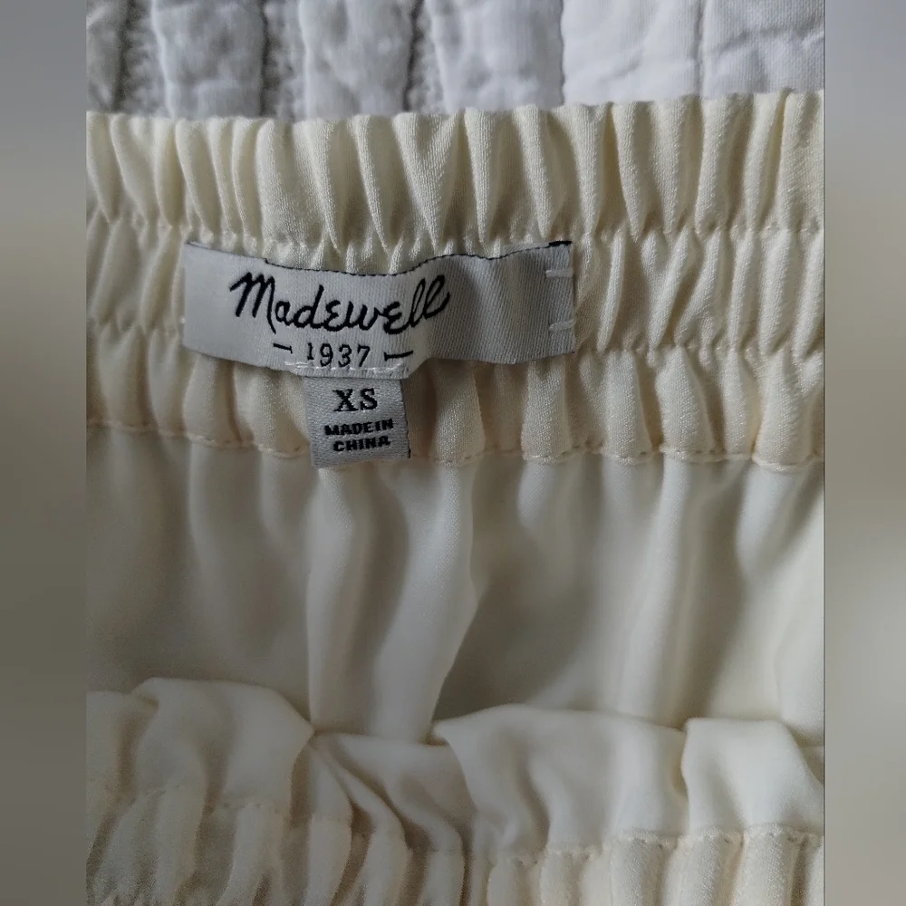 Madewell Drawstring Mini Skirt XS